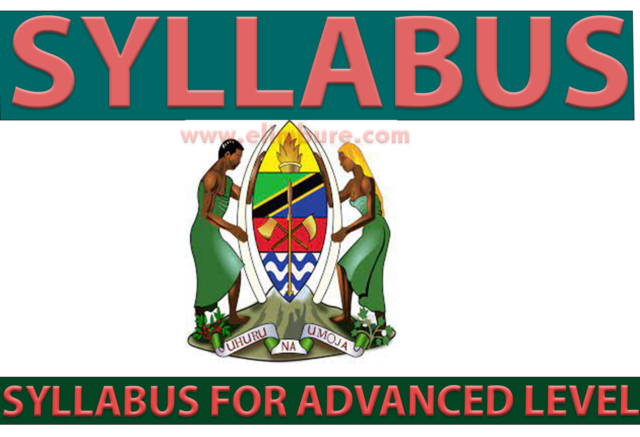 Syllabus For Secondary Schools ~ Form 5 & 6