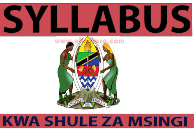Syllabuses for Primary Education - Kiswahili Medium Schools